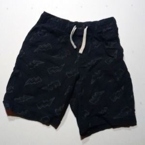 Boys shorts, Arizona Jean Co, 14 Reg(regular), black with gray lighting bolts